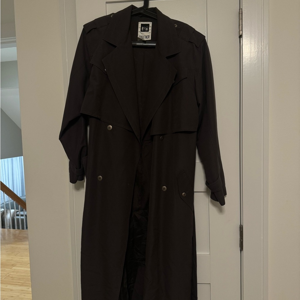 Men's Dark Brown Trench Coat